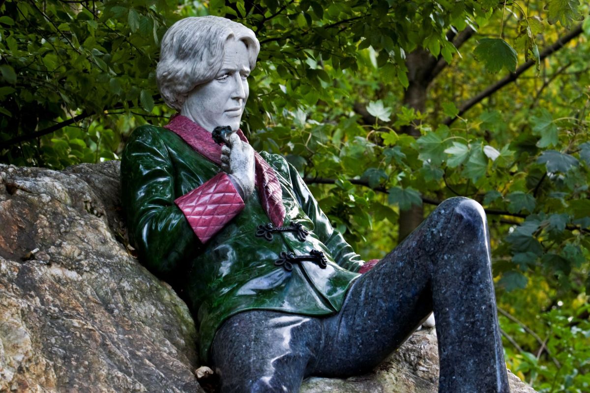 statua oscar wilde dublino